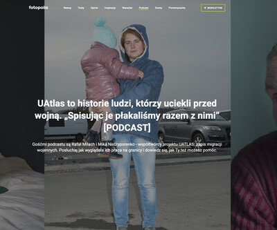  Podcast Fotopolis.pl o projekcie Uatlas.org 